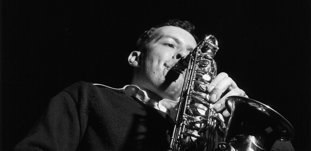 Jackie McLean playing the saxophone